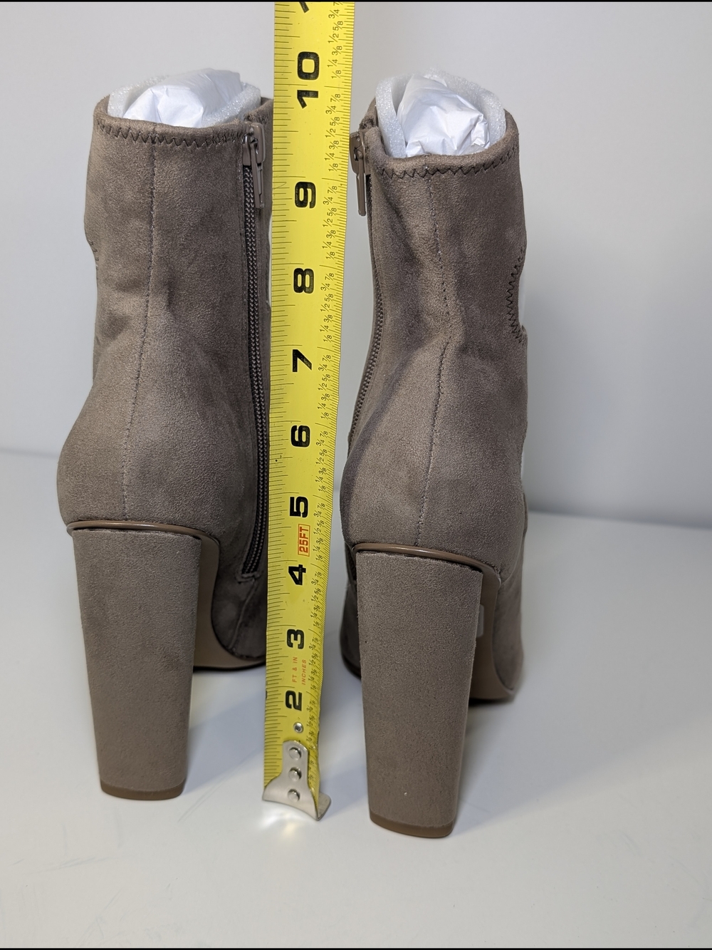 Steve Madden TAWNIE Cutout Dress Sandals Boots Taupe Women's Size 7 NEW IN BOX - Picture 4 of 5